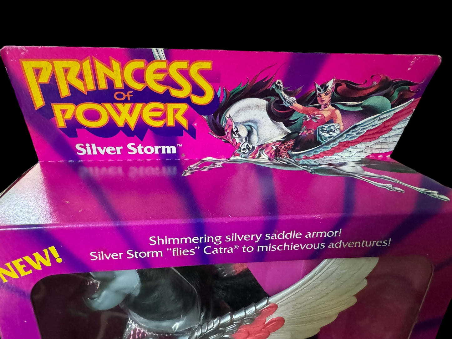 She Ra RARE MOTU Princess of Power POP Moc SILVER STORM Still Sealed 1984 Mattel