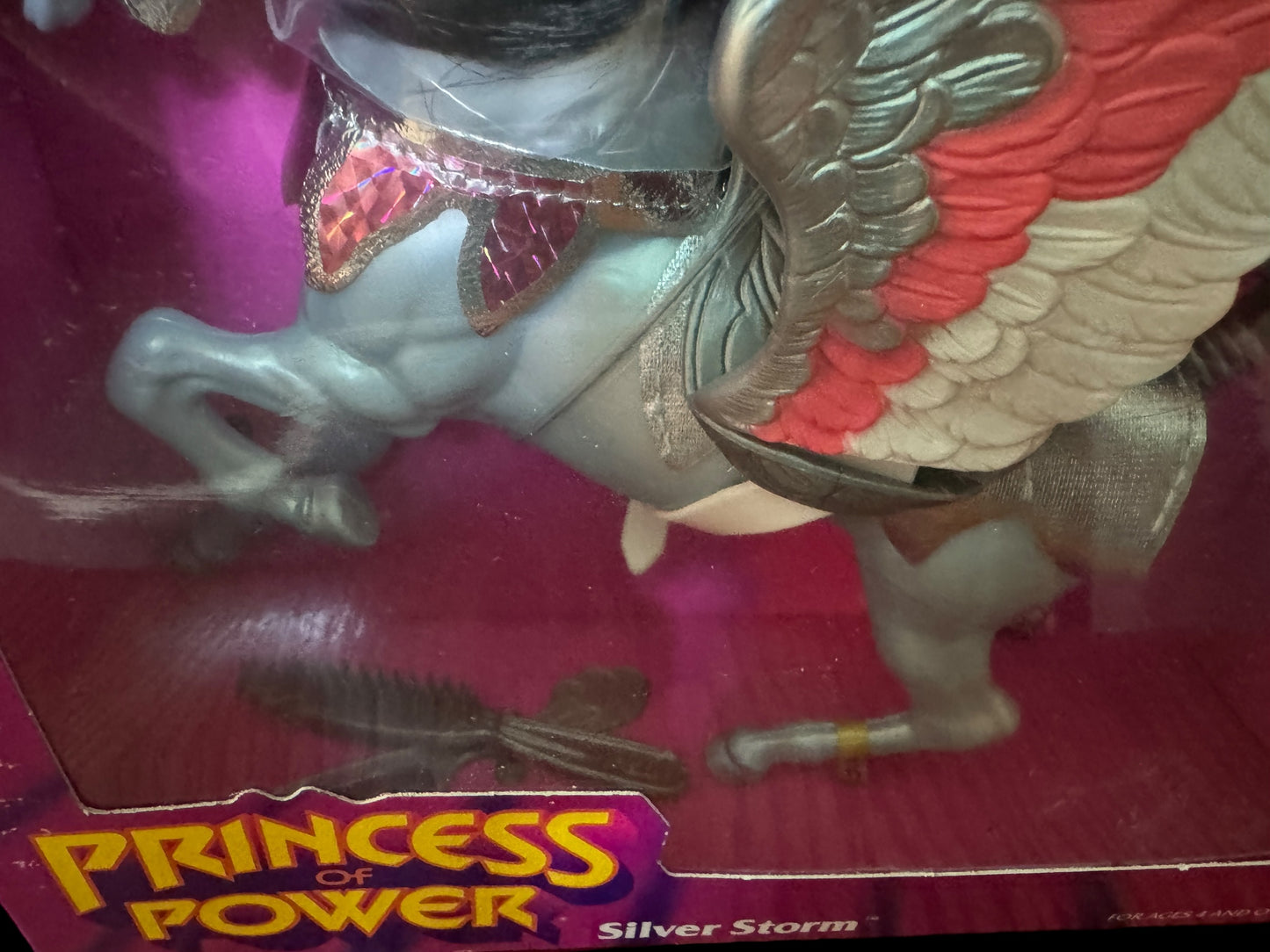 She Ra RARE MOTU Princess of Power POP Moc SILVER STORM Still Sealed 1984 Mattel