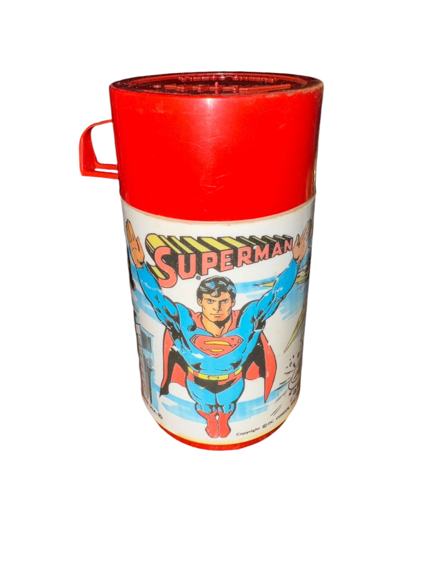 Vintage Superman Lunchbox with Thermos - Paramount Pictures Movie