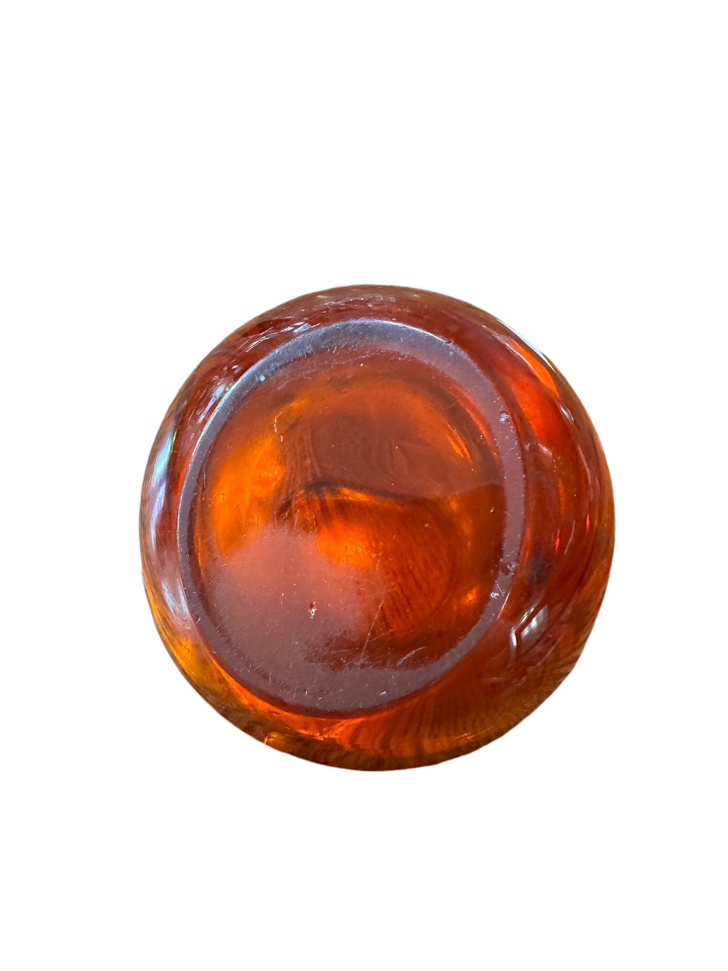 Vintage Viking Orb Ashtray in Persimmon