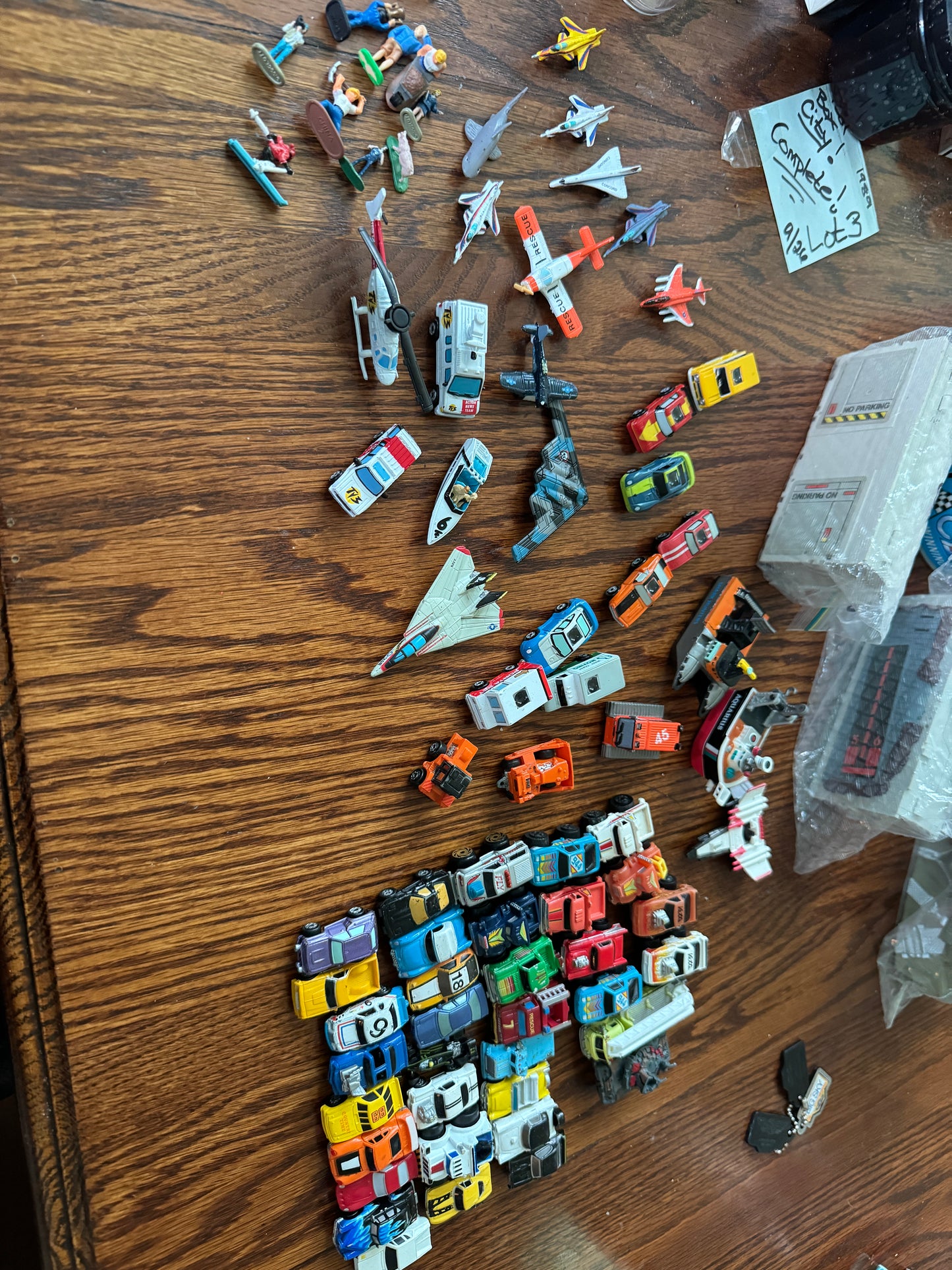 Vintage Micro Machines Complete Lot of Playsets and 75 cars