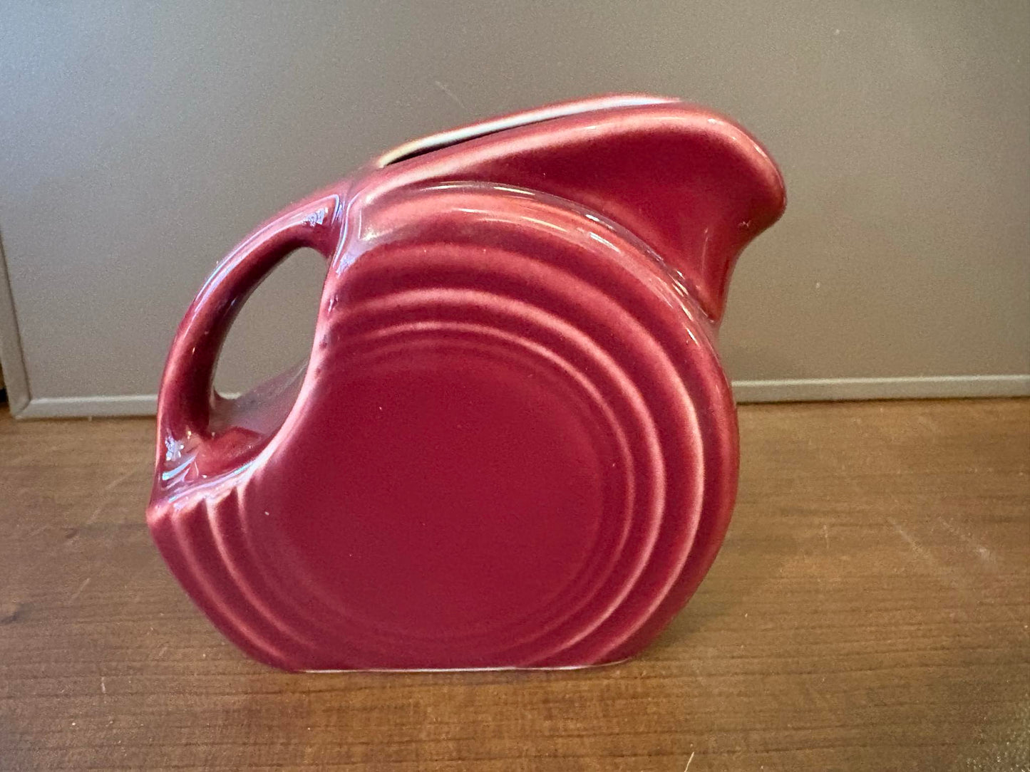 Fiesta Mini Disk Pitcher in Cinnebar