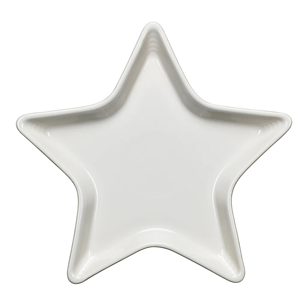 Fiesta Star Shaped Plate in White