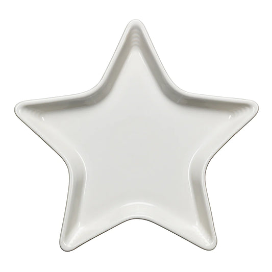 Fiesta Star Shaped Plate in White