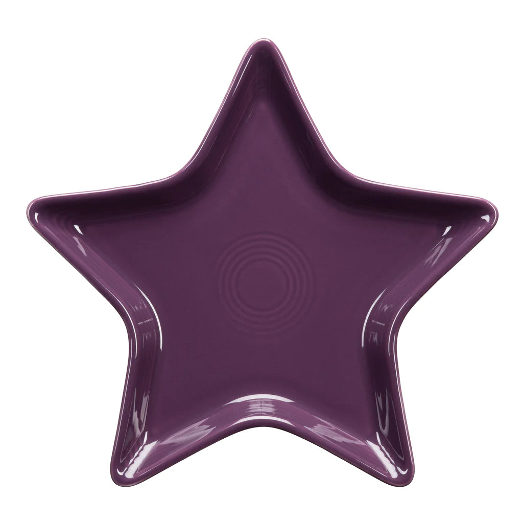 Fiesta Star Shaped Plate in Mulberry