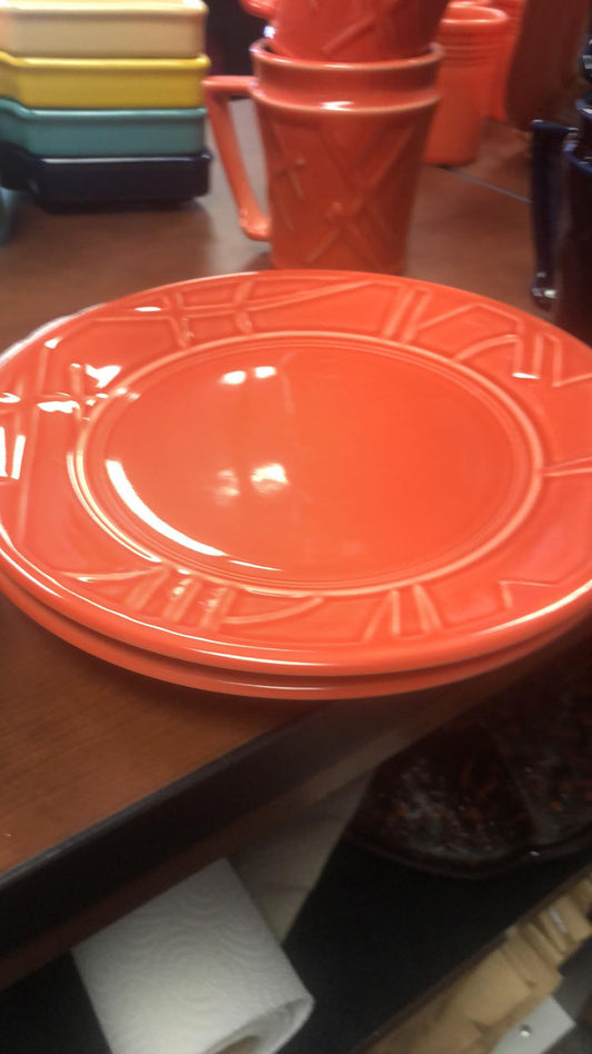 Fiesta 2000 9” Luncheon Plate in Persimmon