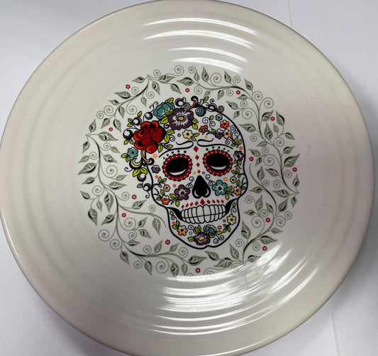 Fiesta Sugar Skull Luncheon 9" in Sugar