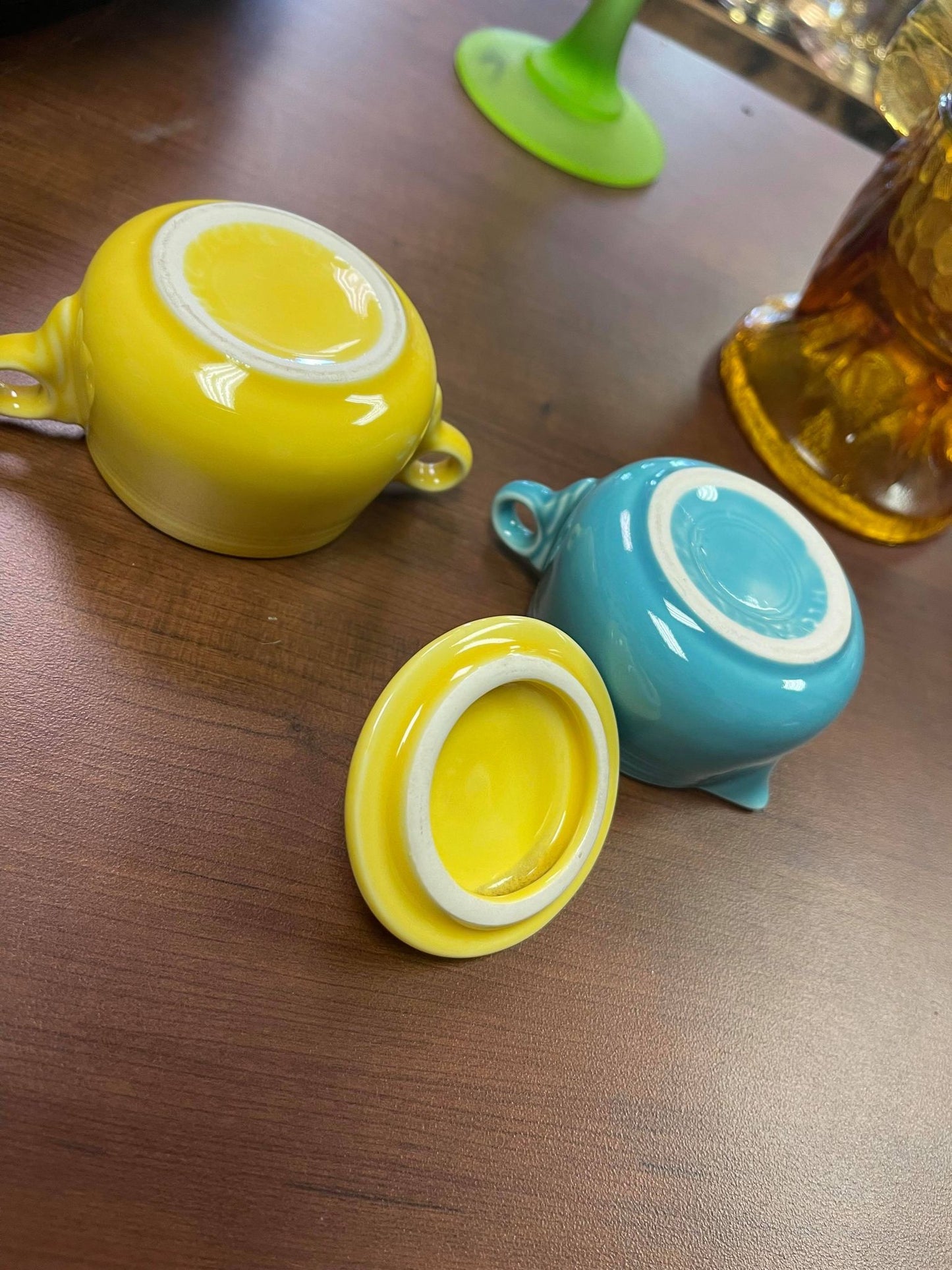 Fiesta Ware Child Set Cream and Sugar Bowls