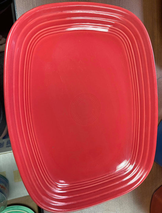 Fiesta Square Platter in Scarlet (Exclusive)