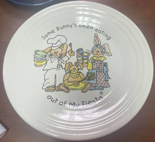 Fiesta Some Bunny Luncheon Plate Decal