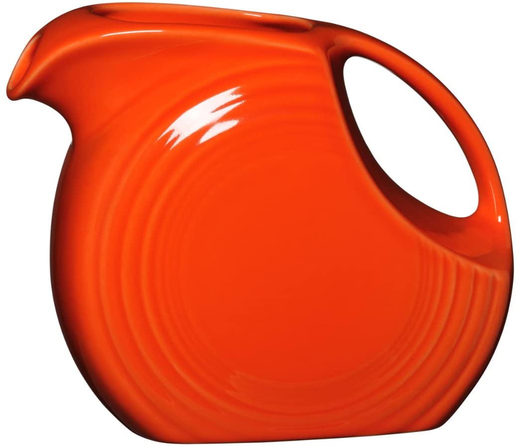 Fiesta Poppy Large Disk Pitcher