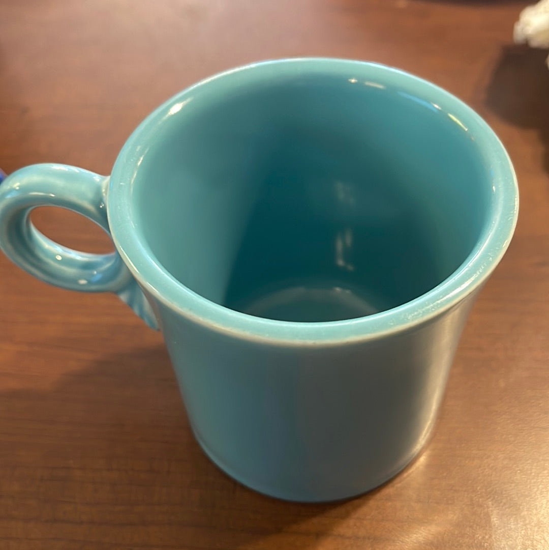 Fiesta Coffee Mug / Tom and Jerry in Turquoise