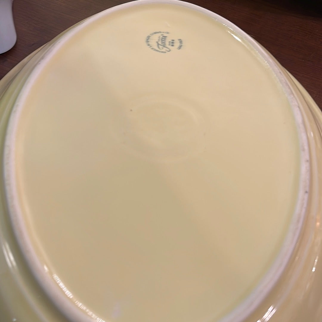 Fiesta Large Pale Yellow Platter 13 1/2"