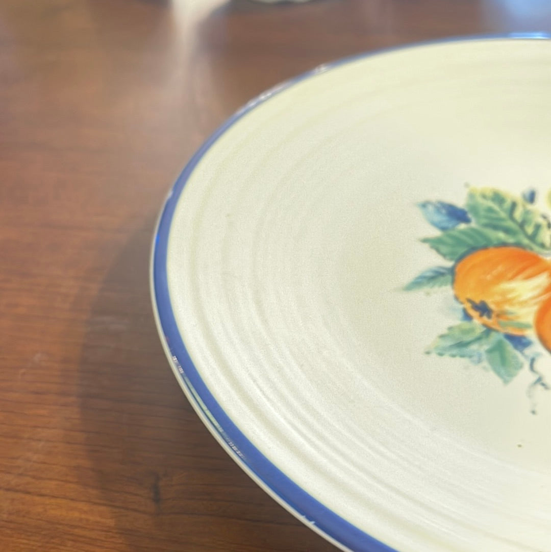 Fiesta RARE Watercolor Persimmon 9' Luncheon Plate