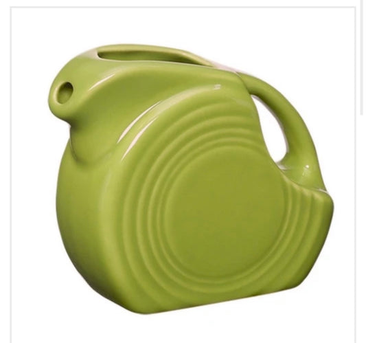 Fiesta Mini Disk Pitcher in Lemongrass