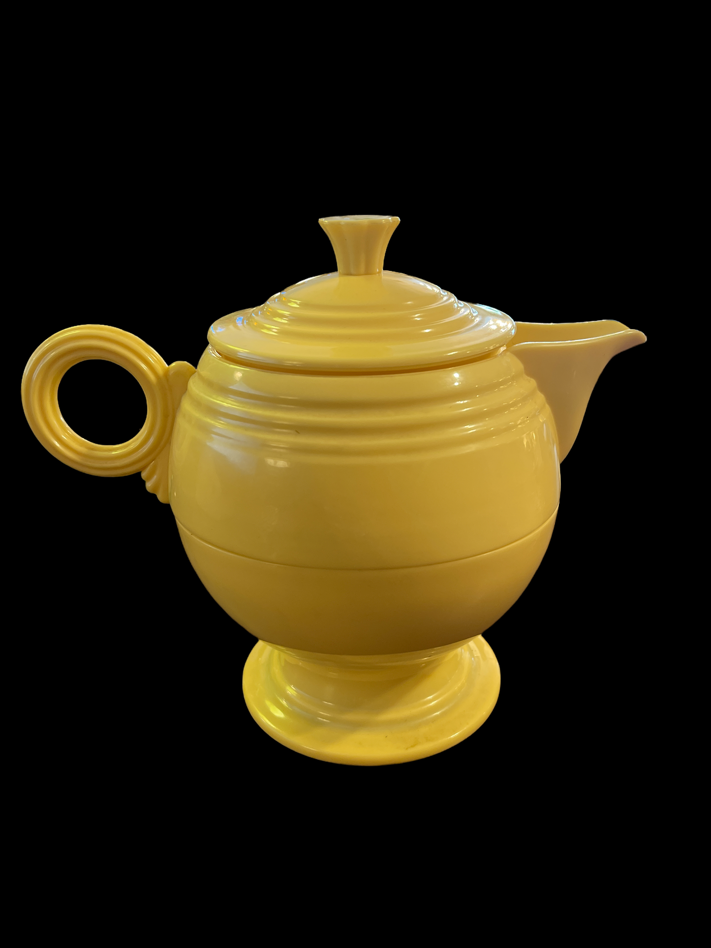 Fiesta Thermal Insulated Plastic Teapot / Coffee Carafe in Yellow