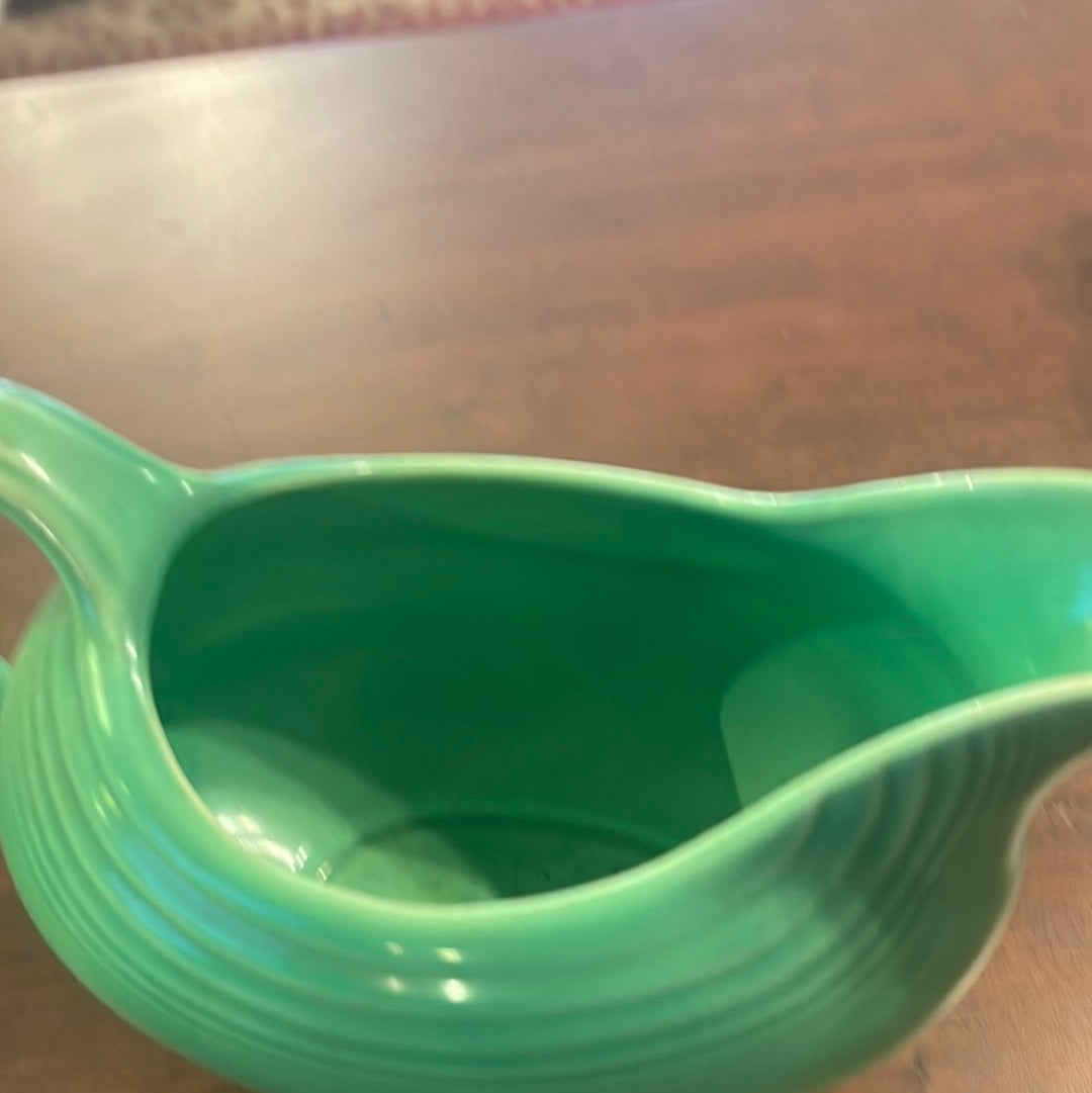 Fiesta Vintage Gravy Sauce Boat in Green