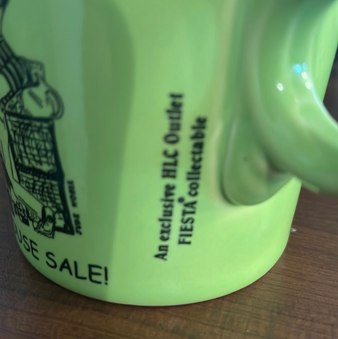 Fiesta I Survived the '99 HLC Warehouse Sale Mug Rare (Outlet Exclusive)