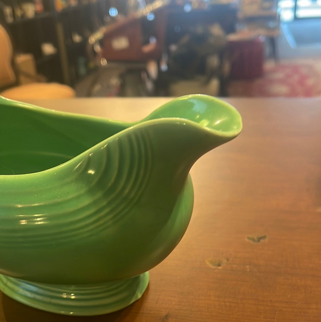 Fiesta Vintage Gravy Sauce Boat in Green