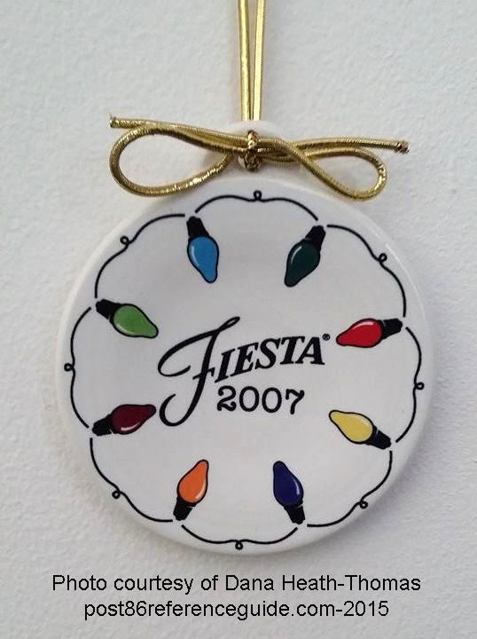 Fiesta 2007 String of Lights Ornament (Bon Ton Exclusive)