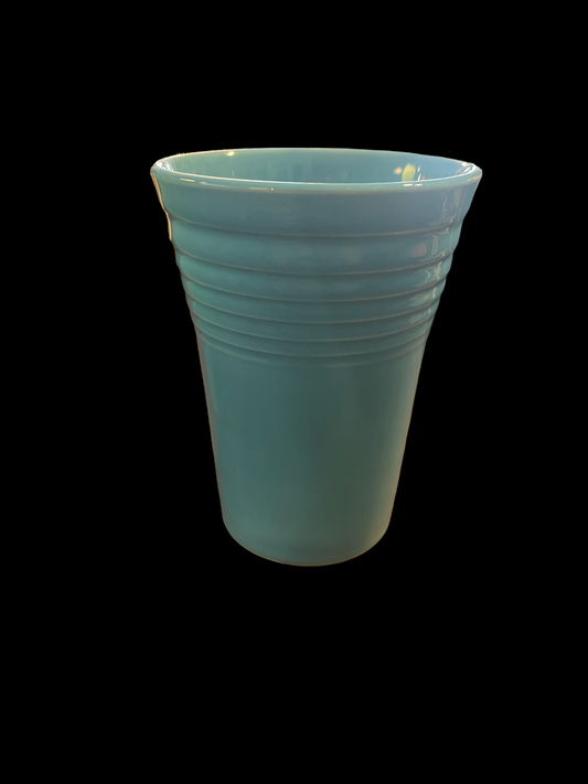 Fiesta Water Tumbler Glass in Turquoise Vintage