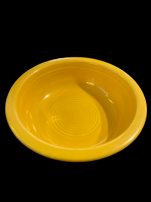 Vintage Fiesta Yellow 4 1/4” Fruit Bowl / Nappy