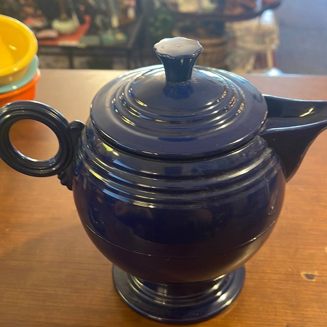 Fiesta Thermal Insulated Plastic Teapot / Coffee Carafe in Cobalt