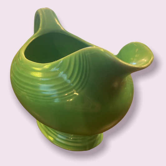 Fiesta Vintage Gravy Sauce Boat in Green