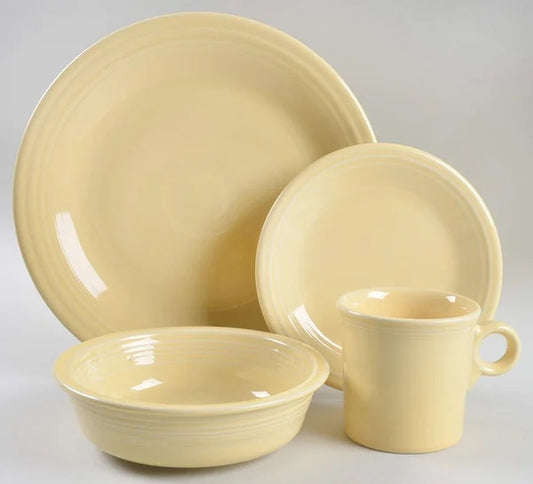 Fiesta Place Setting in Pale Yellow