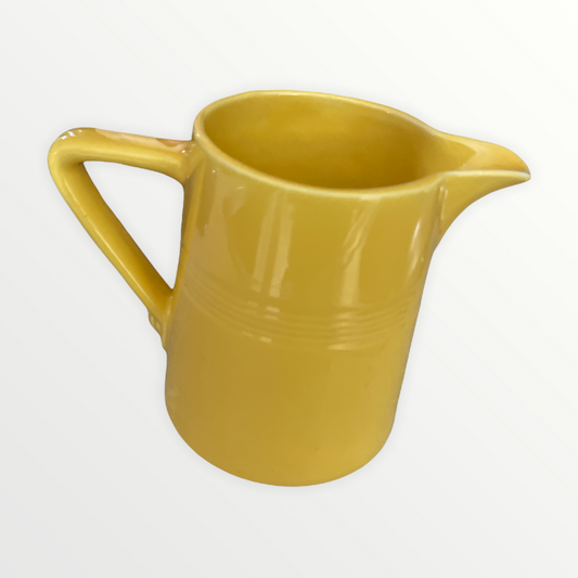 Vintage Fiesta Harlequin Yellow Batter Jug