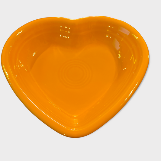 Fiesta Small Heart Bowl in Butterscotch