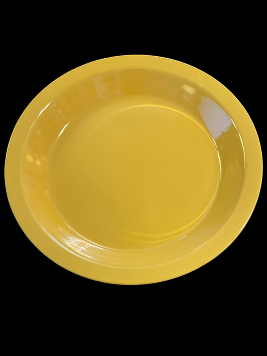 Vintage Fiesta Kitchen Kraft Pie Plate in Yellow 10'