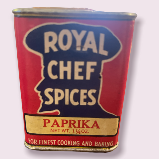 Vintage Royal Chef Spices Paprika Central States Coffee Co. St Louis MO