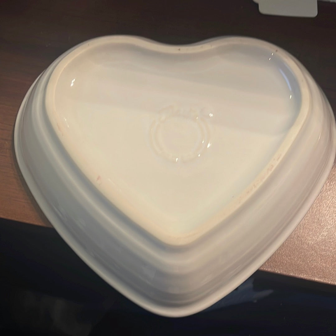 Fiesta Medium Heart Bowl in White