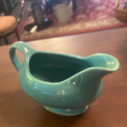 Fiesta Vintage Gravy Sauce Boat in Turquoise