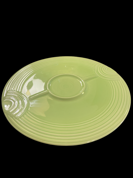 Fiesta Hostess Tray in Chartruese - Chip Dip Tray -