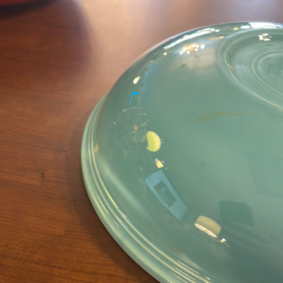 Vintage Fiesta Large Salad Bowl 11' in Turquoise HARD TO FIND