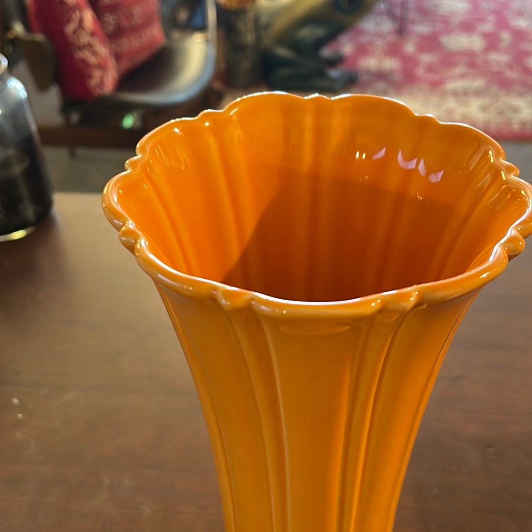 Fiesta Tangerine 9 1/2” Vase