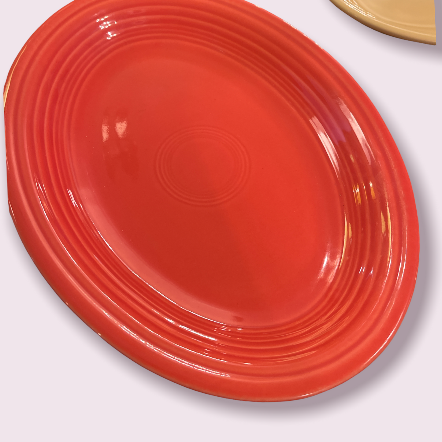 Fiesta Medium Persimmon Platter 11 1/2"