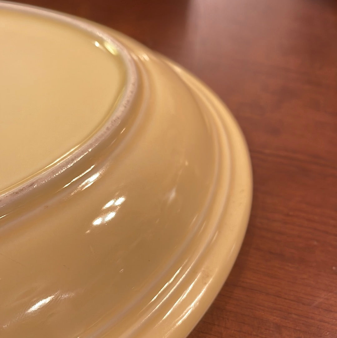 Fiesta Medium Pale Yellow Platter 11 1/2"