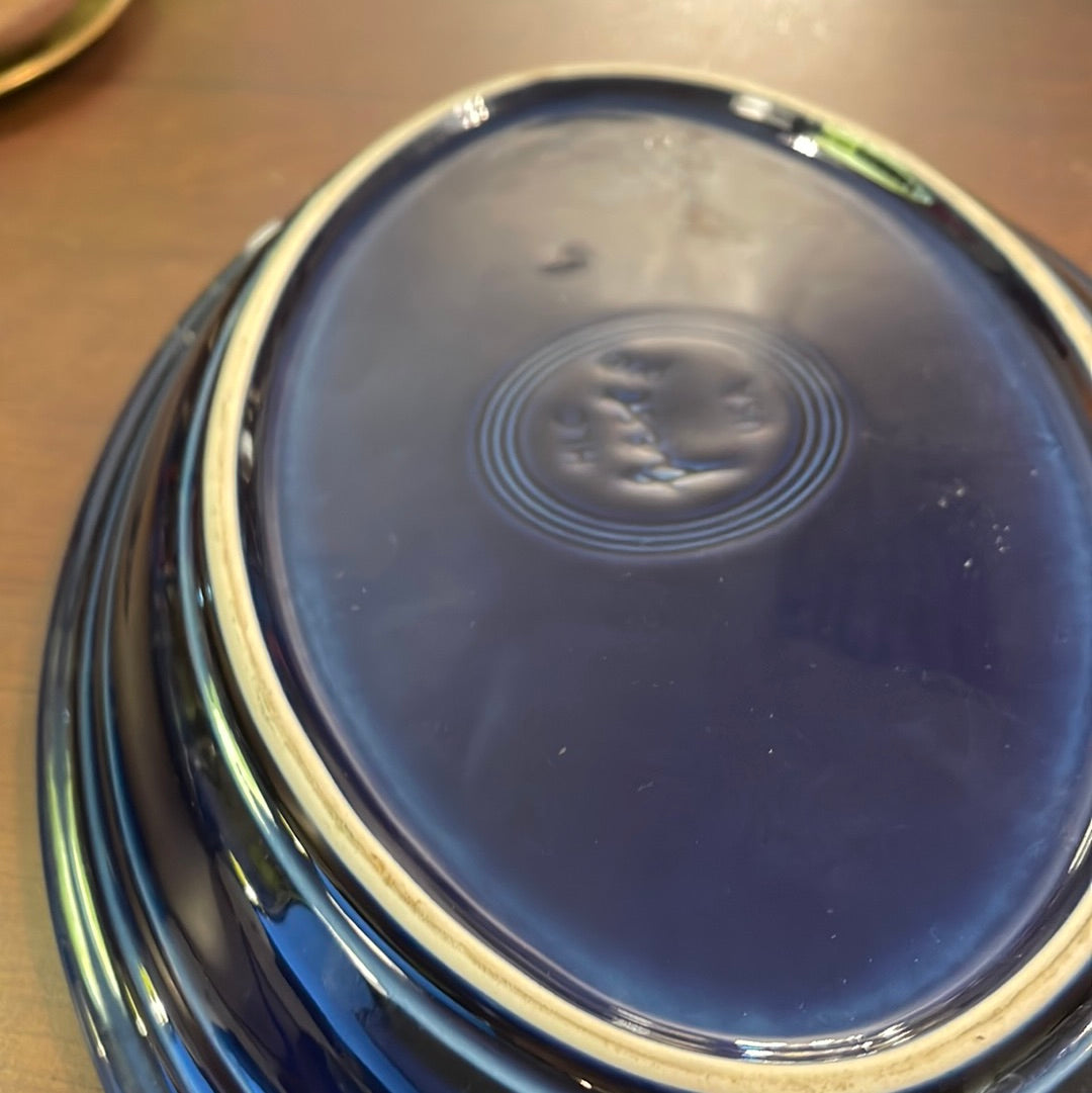 Fiesta Large Cobalt Platter 13 1/2"