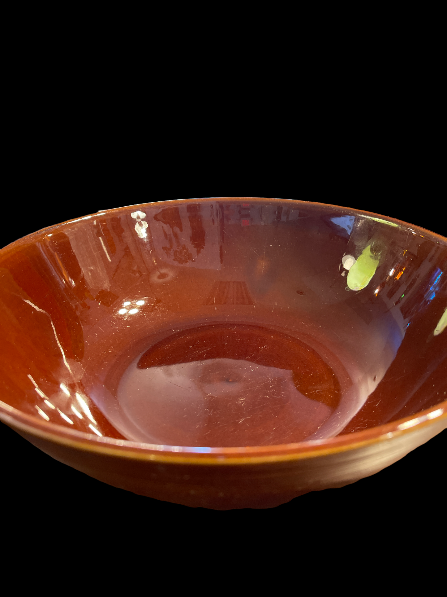 Fiesta Ironstone Amberstone 10 1/2' Salad Bowl Rare 1969-1973