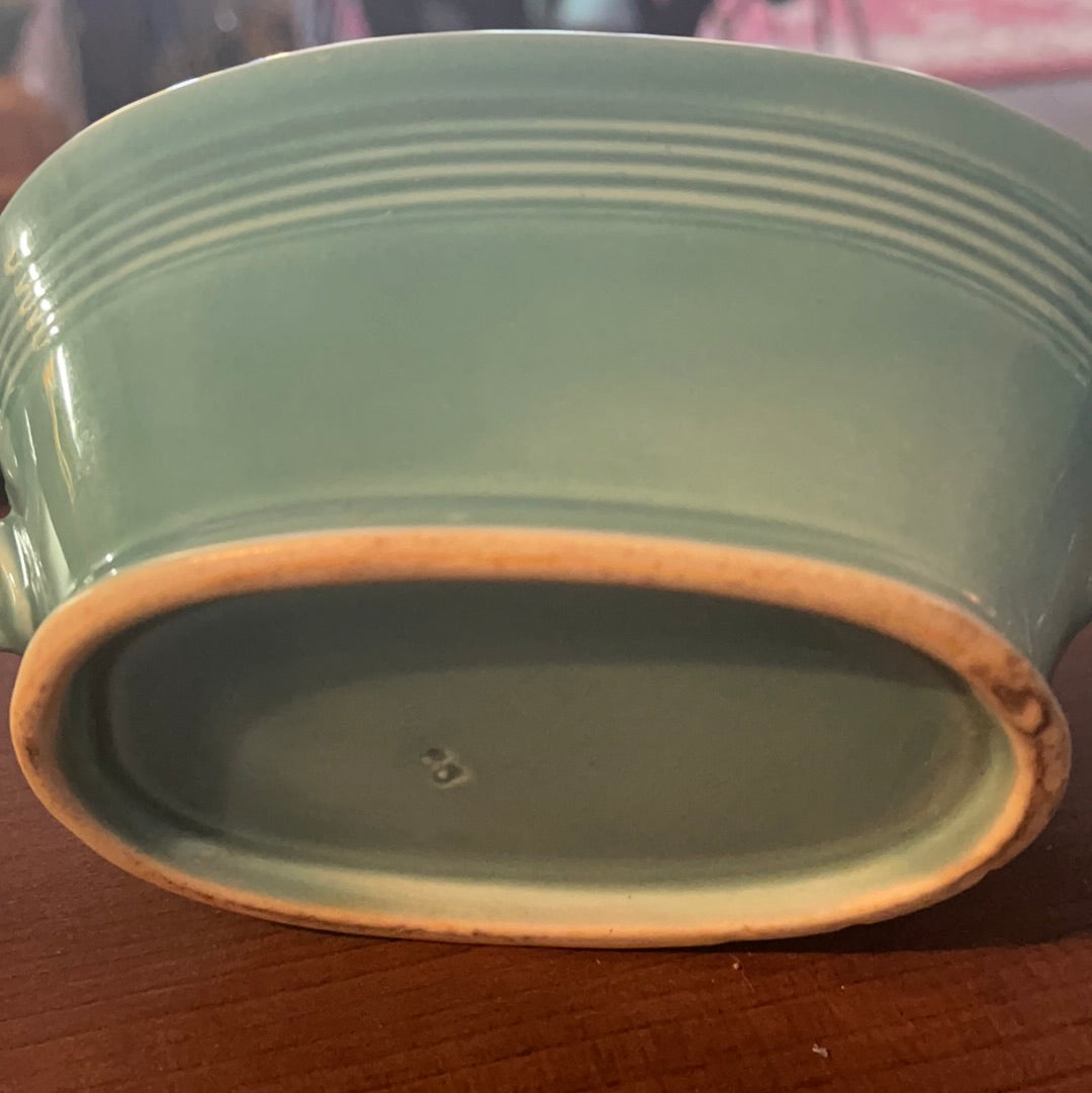 Vintage Harlequin Gravy Boat in Turquoise I