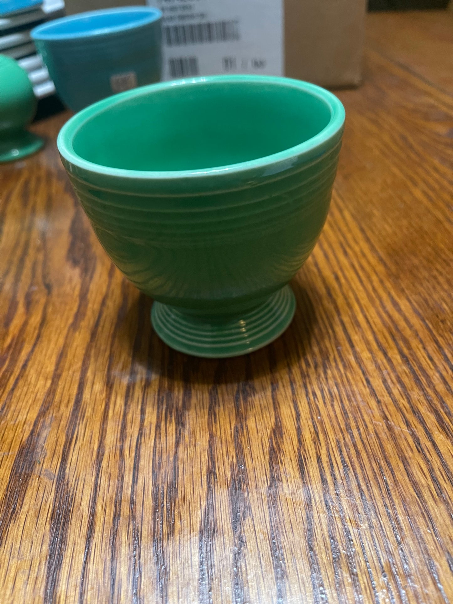 Vintage Fiesta Green Egg Cup