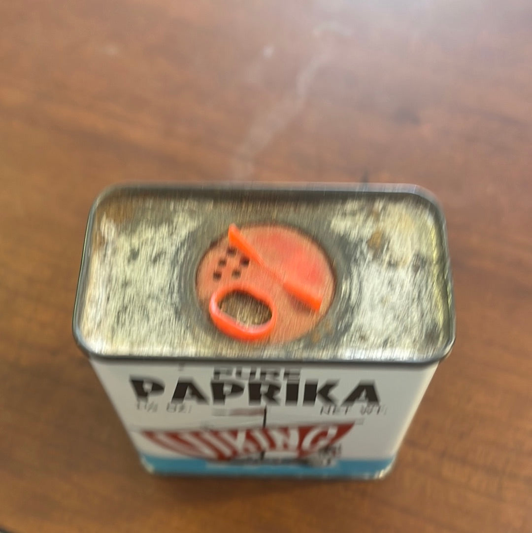 Vintage Viking Spice Tin for Paprika Muskegon Wholesale Co Michigan