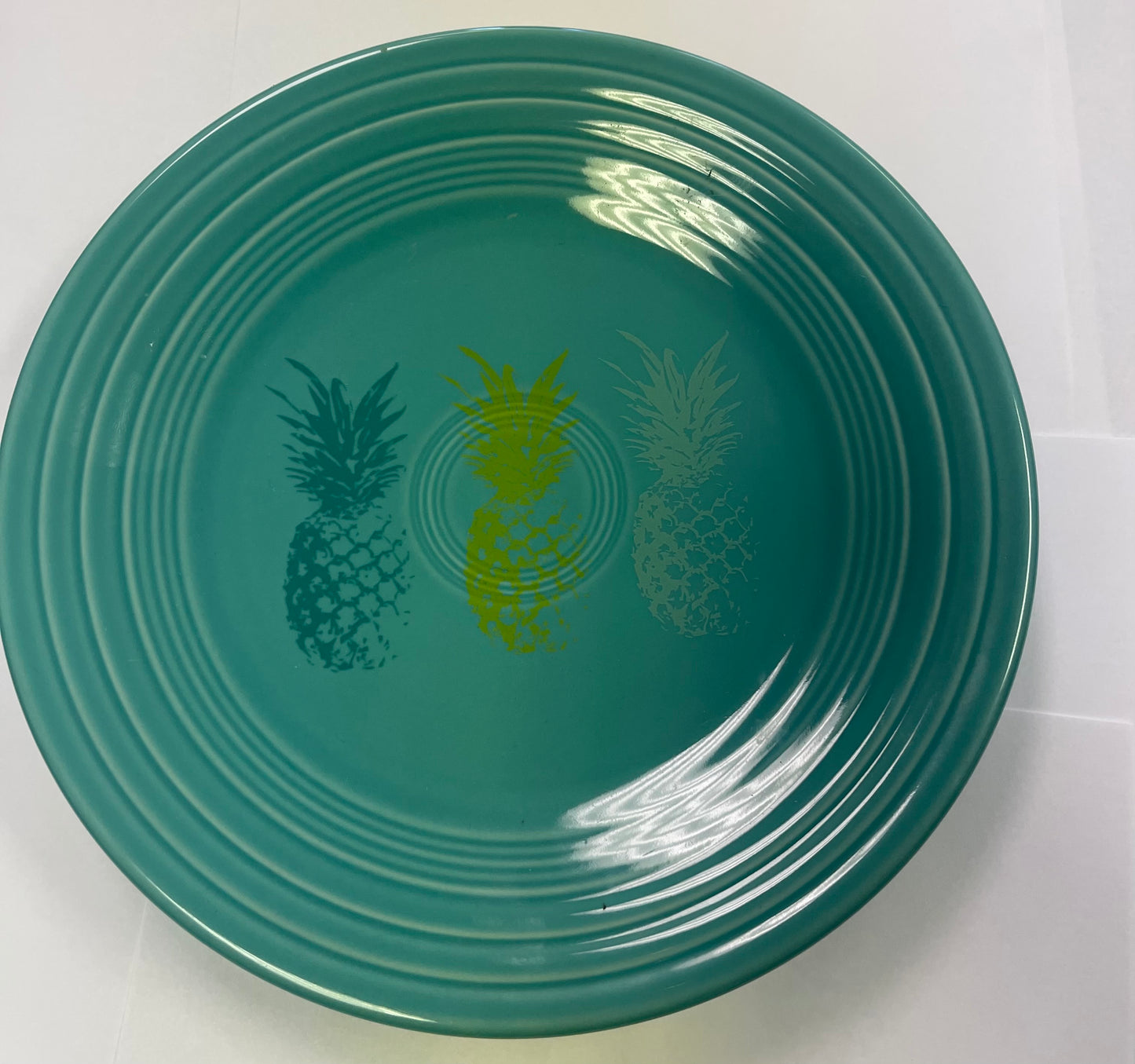 Fiesta 9” Luncheon Trio of Pineapple decal (Belk Exclusive)