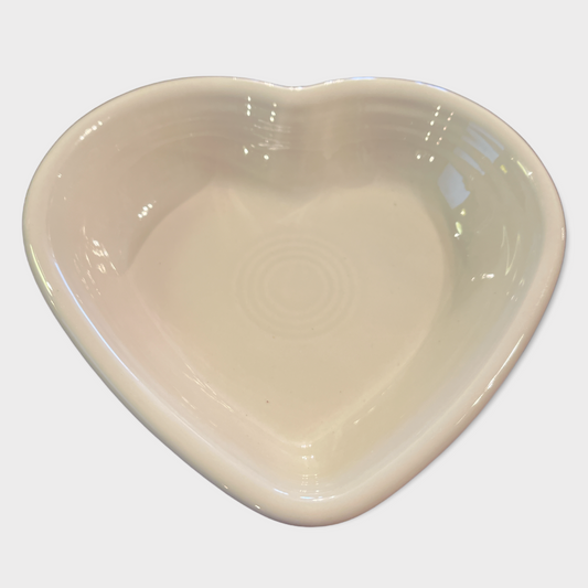 Fiesta Small Heart Bowl in White