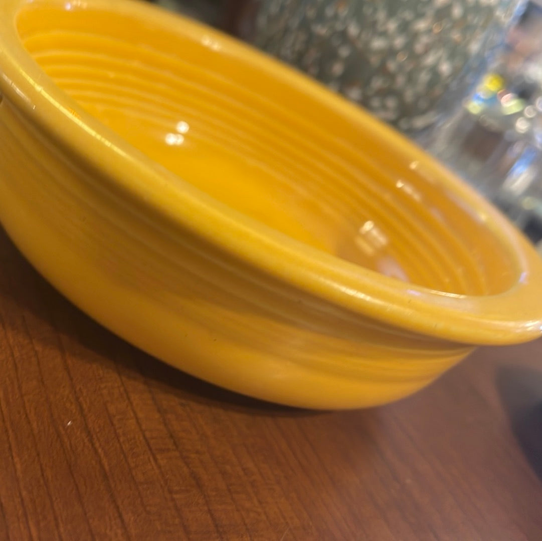 Vintage Fiesta Yellow 5 1/4” Fruit Bowl / Nappy Bowl