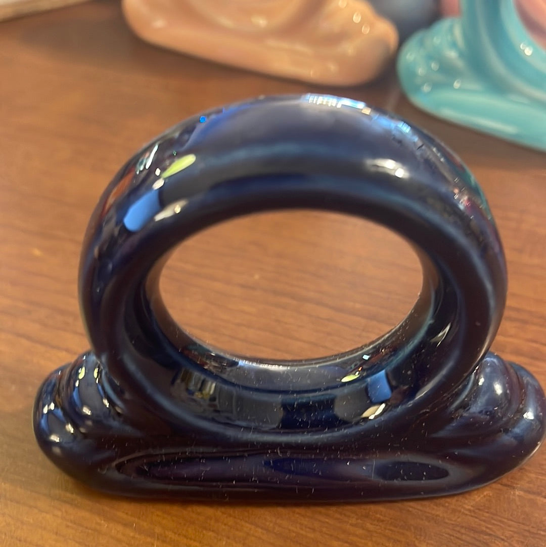 Fiesta Napkin Ring in Cobalt