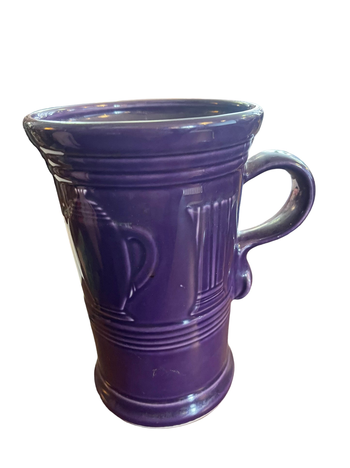 Fiesta Cappuccino Mug in Plum